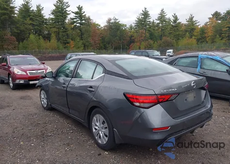 2020 Nissan Sentra S Xtronic Cvt из США, поврежденный, VIN 3N1AB8BV0LY271921